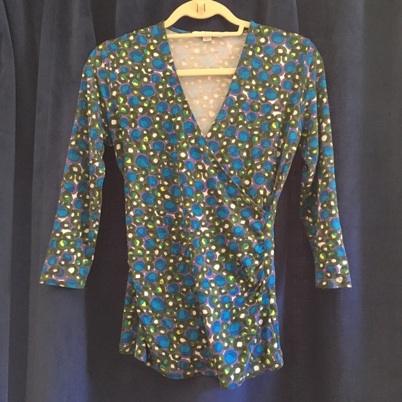 Boden | Wrap Jersey Top - Picture 2 of 5